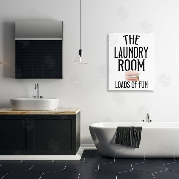 Stupell Industries Kim Allen | Laundry Room Fun Minimal Wall Art