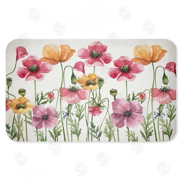 stupell industries Kim Allen | Poppy Place Flower Garden Anti-Fatigue Mat
