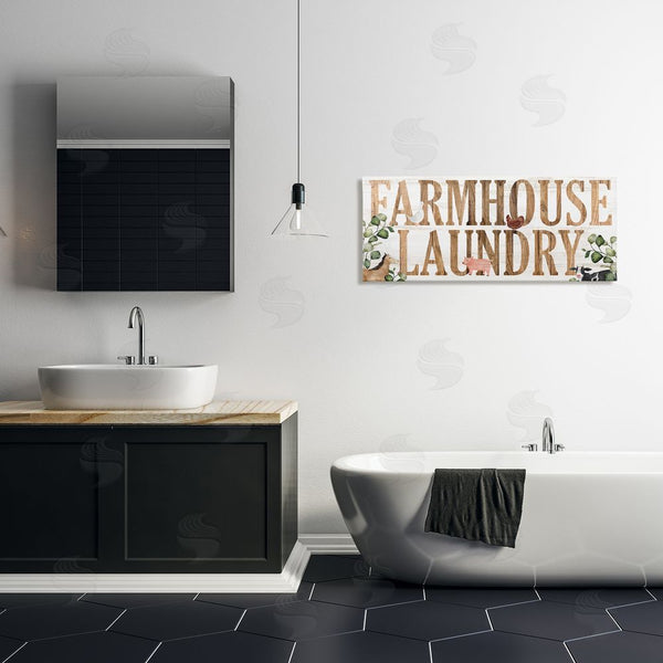 Stupell Industries Kim Allen | Rustic Farmhouse Laundry Wall Art