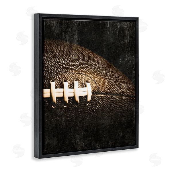 Stupell Industries Kim Allen | Rustic Football Close Up Wall Art
