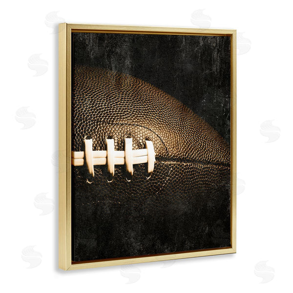 Stupell Industries Kim Allen | Rustic Football Close Up Wall Art