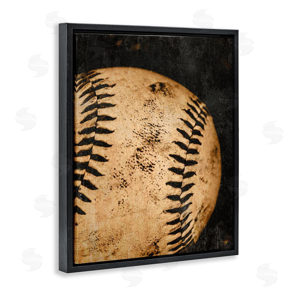 Stupell Industries Kim Allen | Vintage Baseball Close Up Wall Art