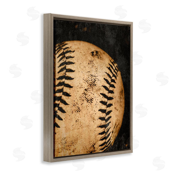 Stupell Industries Kim Allen | Vintage Baseball Close Up Wall Art