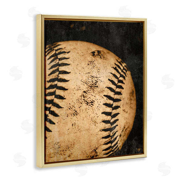 Stupell Industries Kim Allen | Vintage Baseball Close Up Wall Art