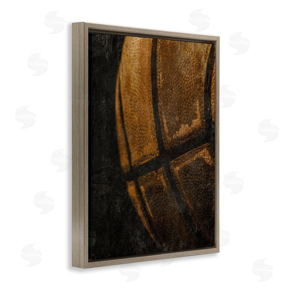 Stupell Industries Kim Allen | Vintage Basketball Close Up Wall Art