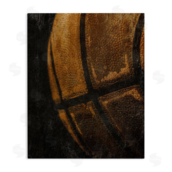 stupell industries Kim Allen | Vintage Basketball Close Up Wall Art