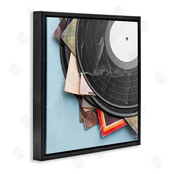 Stupell Industries Kim Allen | Vintage Music Vinyl Records Wall Art