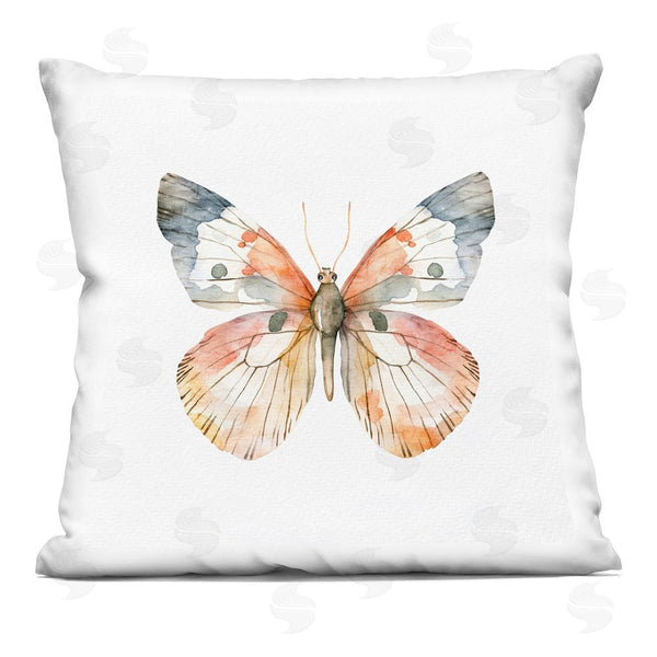 stupell industries Kim Allen | Warm Watercolor Butterfly Throw Pillow