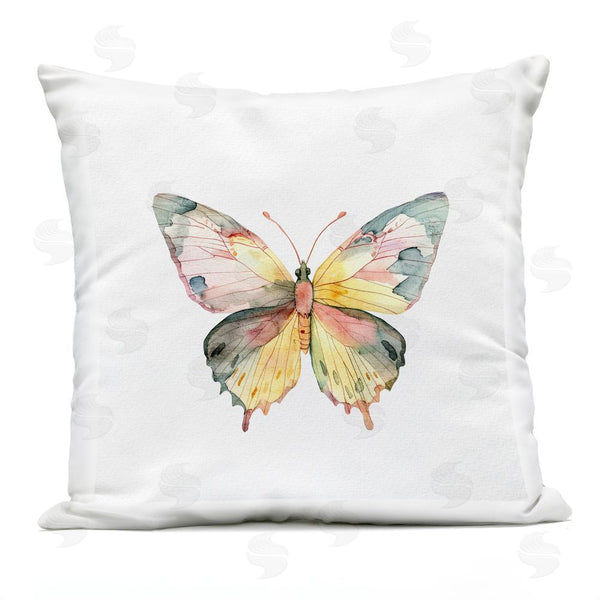 Stupell Industries Kim Allen | Watercolor Butterfly Subtlety Throw Pillow