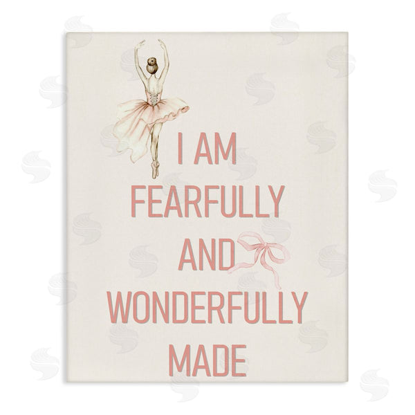 stupell industries Kim Allen | Wonderfully Made Ballerina Wall Art