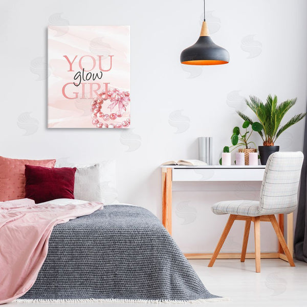 Stupell Industries Kim Allen | You Glow Girl Feminine Wall Art