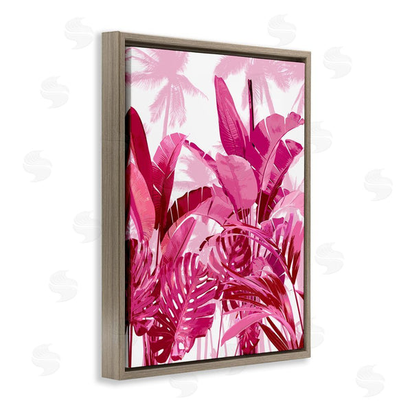 Stupell Industries Kristen Drew | Modern Pink Palms Wall Art