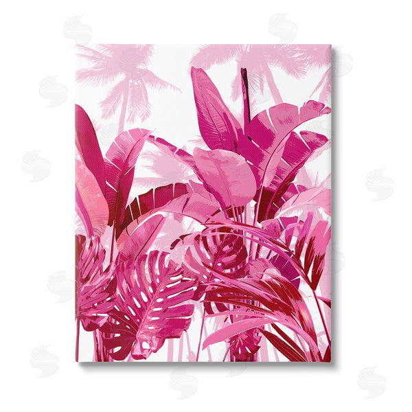 stupell industries Kristen Drew | Modern Pink Palms Wall Art