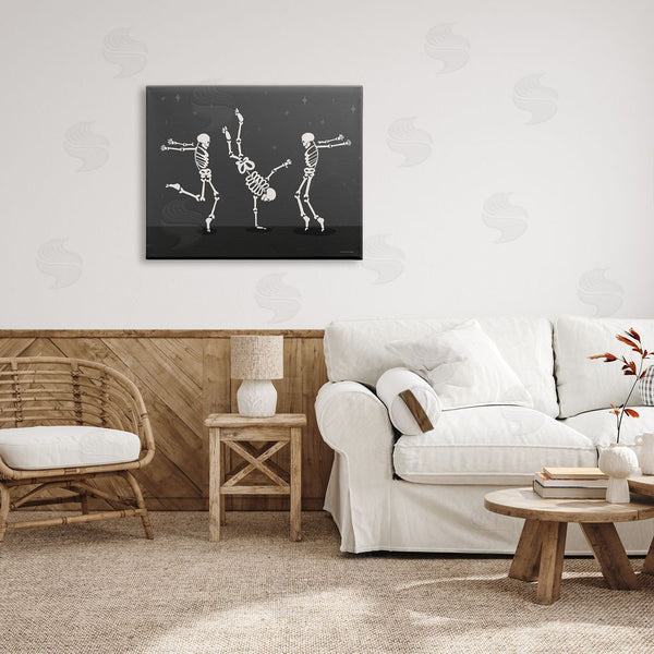 Stupell Industries Lady Louise Designs | Three Dancing Skeletons Wall Art
