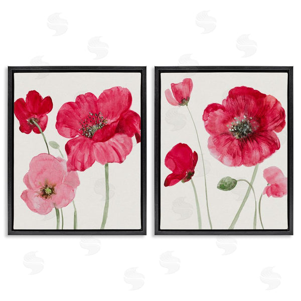 Stupell Industries Lanie Loreth | Bold Red Poppies Romantic Blooms Wall Art