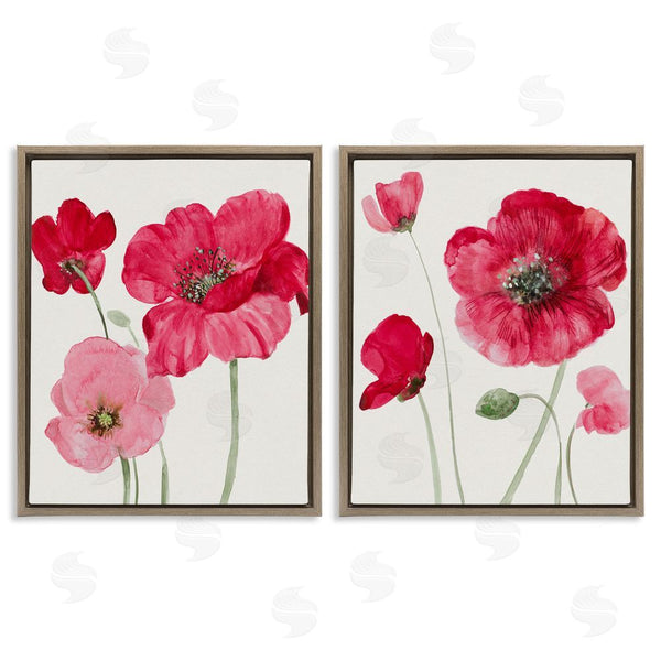 Stupell Industries Lanie Loreth | Bold Red Poppies Romantic Blooms Wall Art