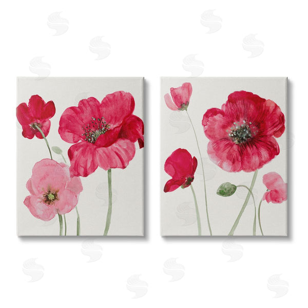 stupell industries Lanie Loreth | Bold Red Poppies Romantic Blooms Wall Art