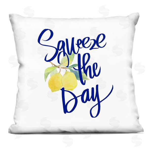 stupell industries Lanie Loreth | Cursive Squeeze The Day Throw Pillow