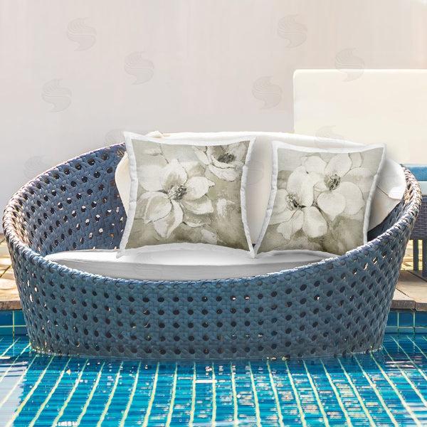 Stupell Industries Lanie Loreth | Muted Magnolias At Dawn Throw Pillow
