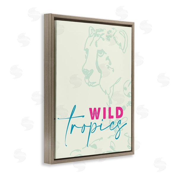 Stupell Industries Lanie Loreth | Wild Tropics Cheetah Wall Art