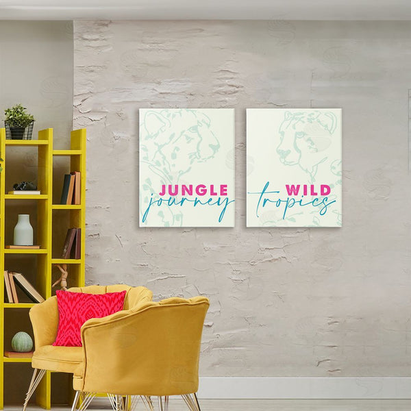 Stupell Industries Lanie Loreth | Wildlife Phrases Cheetahs Wall Art
