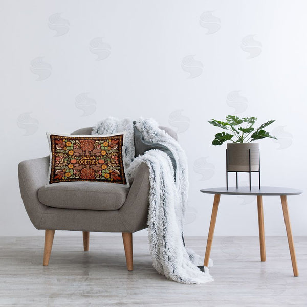 Stupell Industries Laura Marshall | Gather Together On Brown
