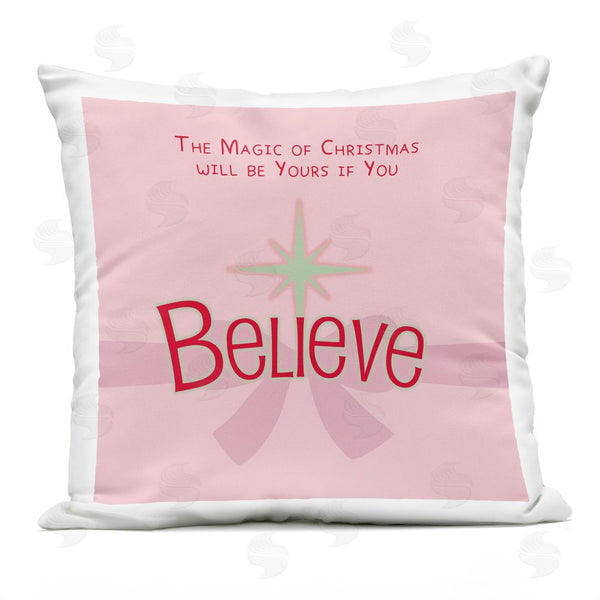 Stupell Industries Lauren Rader | Magic Of Christmas Believe Printed Throw Pillow