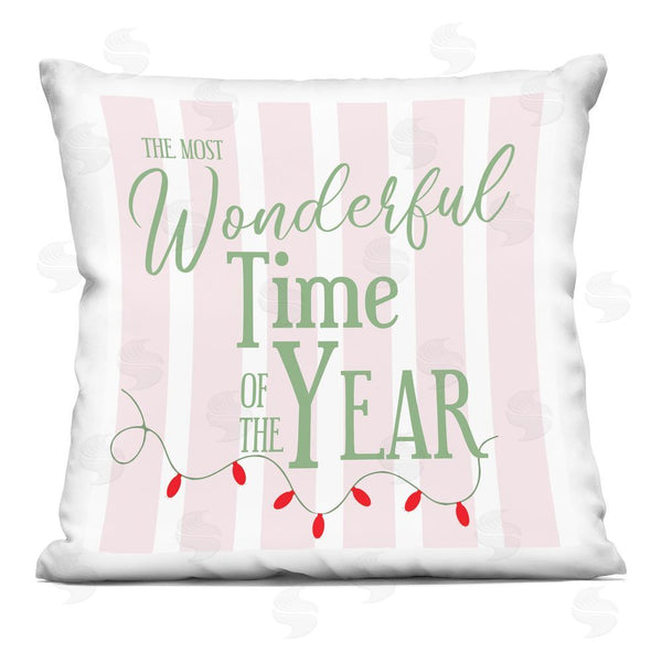 stupell industries Lauren Rader | Wonderful Time Pastels Printed Throw Pillow