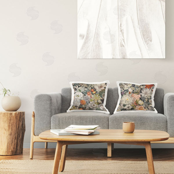 stupell industries Lazar Studio | Striking Botanical Floral Printed Throw Pillow Set