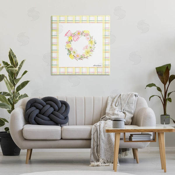 Stupell Industries Lee Ann Sanders | Wreath In Spring Pastels Wall Art