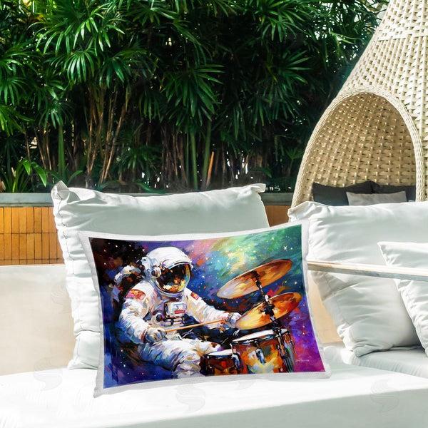 Stupell Industries Leon Devenice | Cosmic Drummer Musician