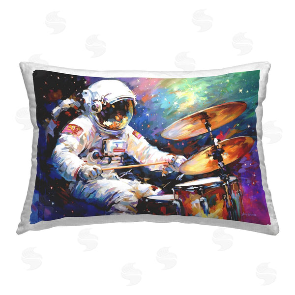 stupell industries Leon Devenice | Cosmic Drummer Musician