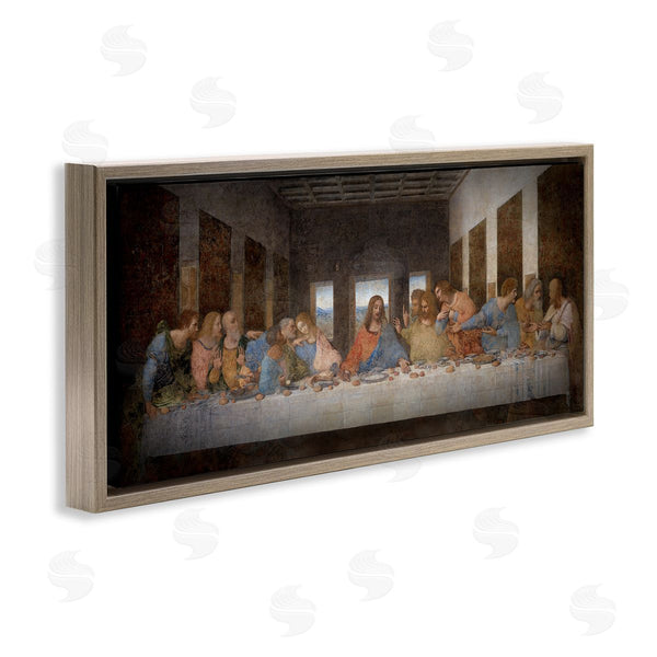 Stupell Industries Leonardo Da Vinci | Last Supper Religious Classical Painting