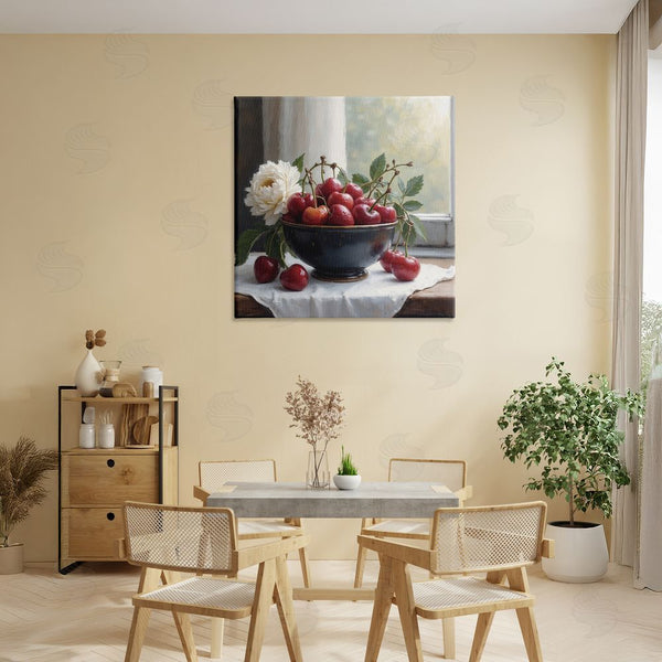 Stupell Industries Lettered And Lined | Cherry & Blossom Still Life Wall Art