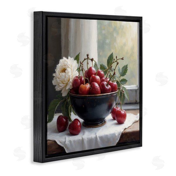 Stupell Industries Lettered And Lined | Cherry & Blossom Still Life Wall Art