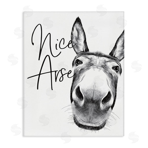 stupell industries Lettered and Lined | Donkey Bathroom Humor