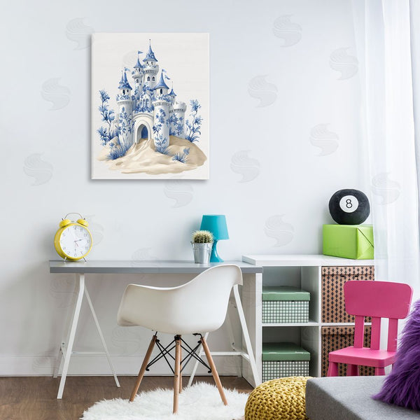 Stupell Industries Lettered And Lined | Funky Toile Castle Wall Art