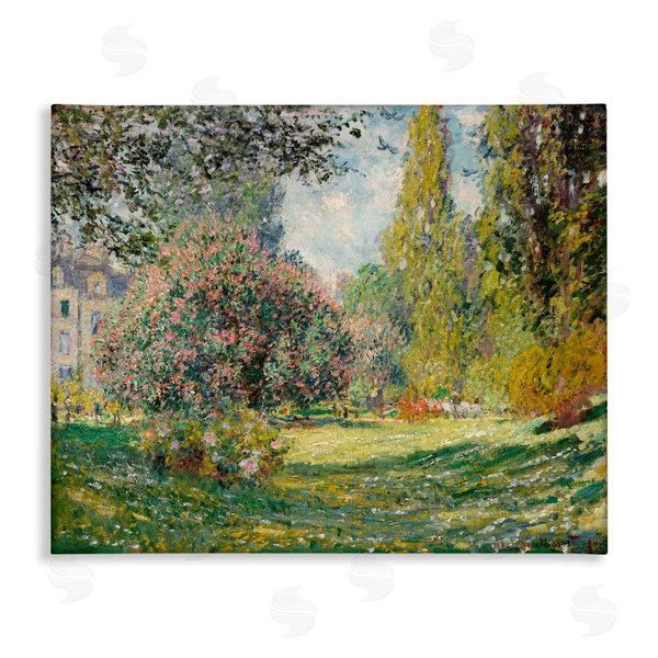 stupell industries Lettered and Lined | Impressionist Flower Field Garden Vintage Estate Wall Art