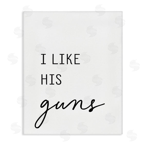 stupell industries Lettered and Lined | Like His Guns Wall Art