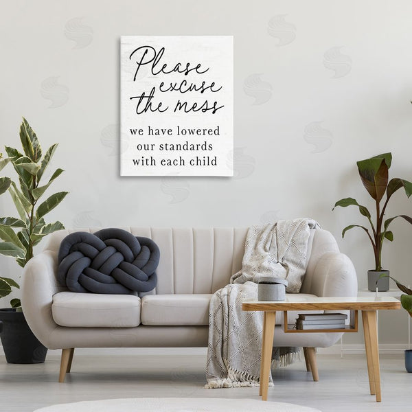 Stupell Industries Lettered And Lined | Lowered Stand With Each Child Wall Art