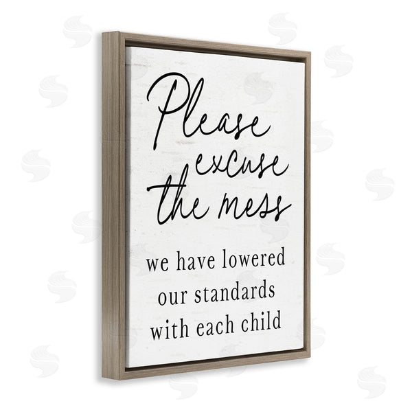 Stupell Industries Lettered And Lined | Lowered Stand With Each Child Wall Art