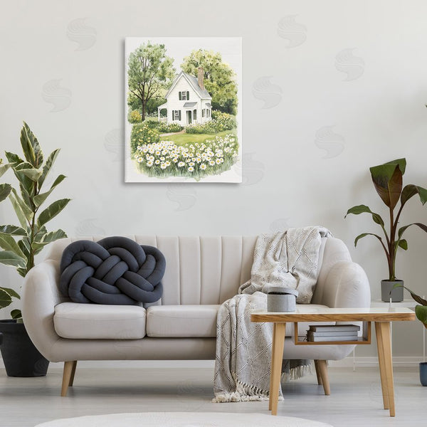 Stupell Industries Lettered And Lined | Quaint Countryside Cottage Garden Wall Art