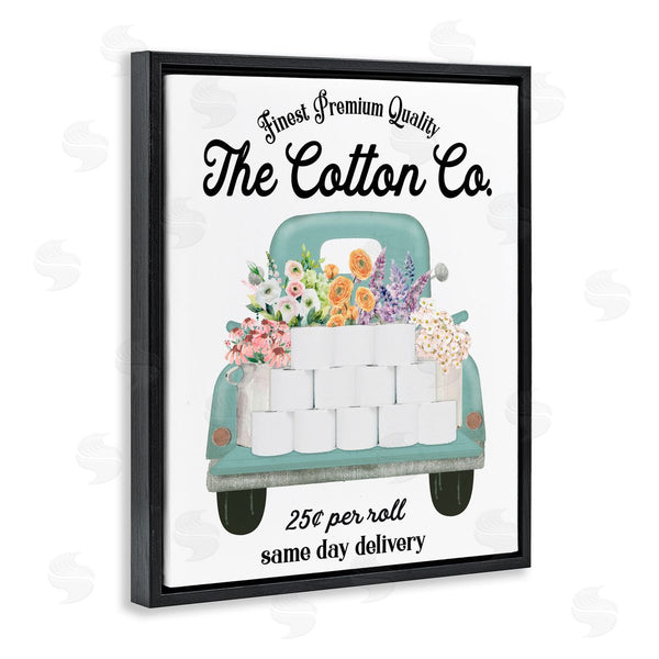 Stupell Industries Lettered And Lined | Toilet Paper Delivery Truck Wall Art