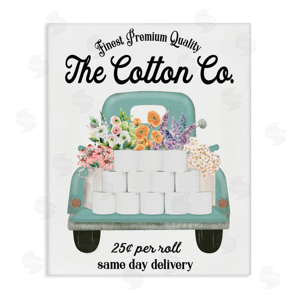 stupell industries Lettered and Lined | Toilet Paper Delivery Truck Wall Art