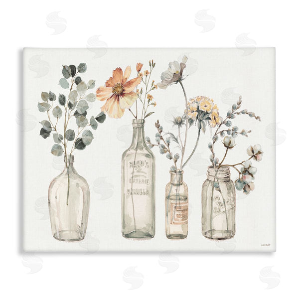 stupell industries Lisa Audit | Antique Floral Bouquets in Jars