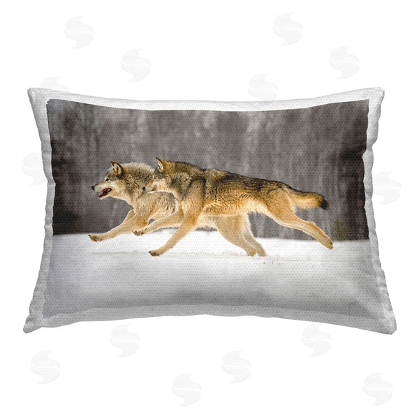Stupell Industries Lisa Dearing | Dashing Wolves In Snow