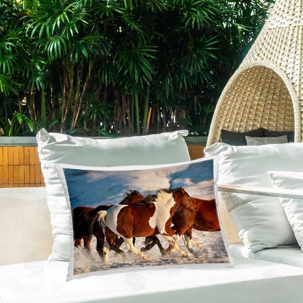 Stupell Industries Lisa Dearing | Horses Splashing Snow