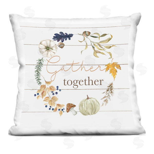 stupell industries Livi and Finn | Fall Flavors Gather Together Printed Throw Pillow