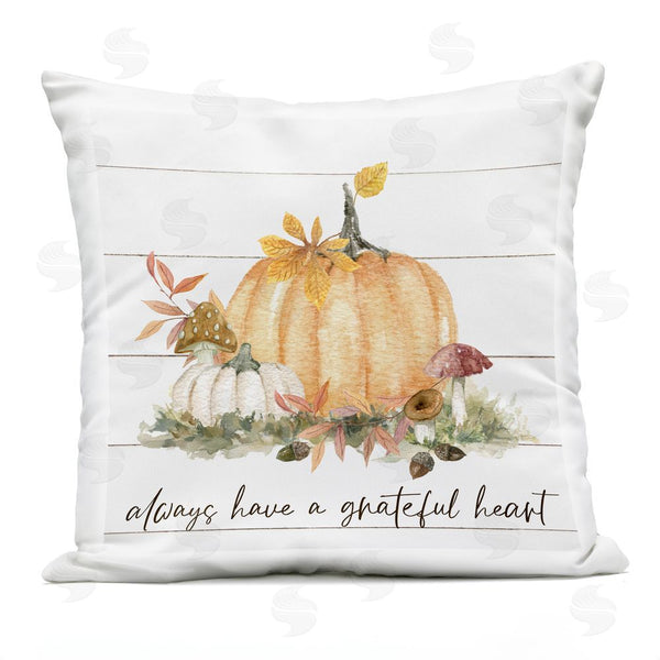 Stupell Industries Livi And Finn | Grateful Heart Woodland Harvest Printed Throw Pillow
