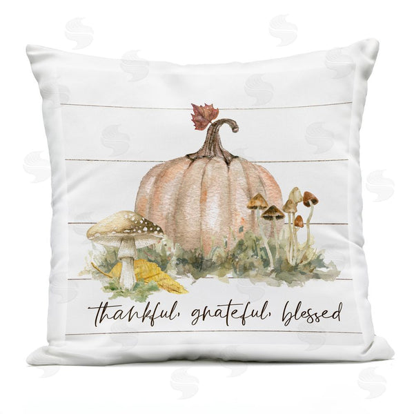 Stupell Industries Livi And Finn | Woodland Harvest Gratitude Printed Throw Pillow